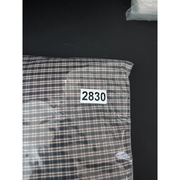 Vintage Ralph Lauren Blake Shirt Mens Large Brown/Navy Check Button Down Preppy - Picture 12 of 12